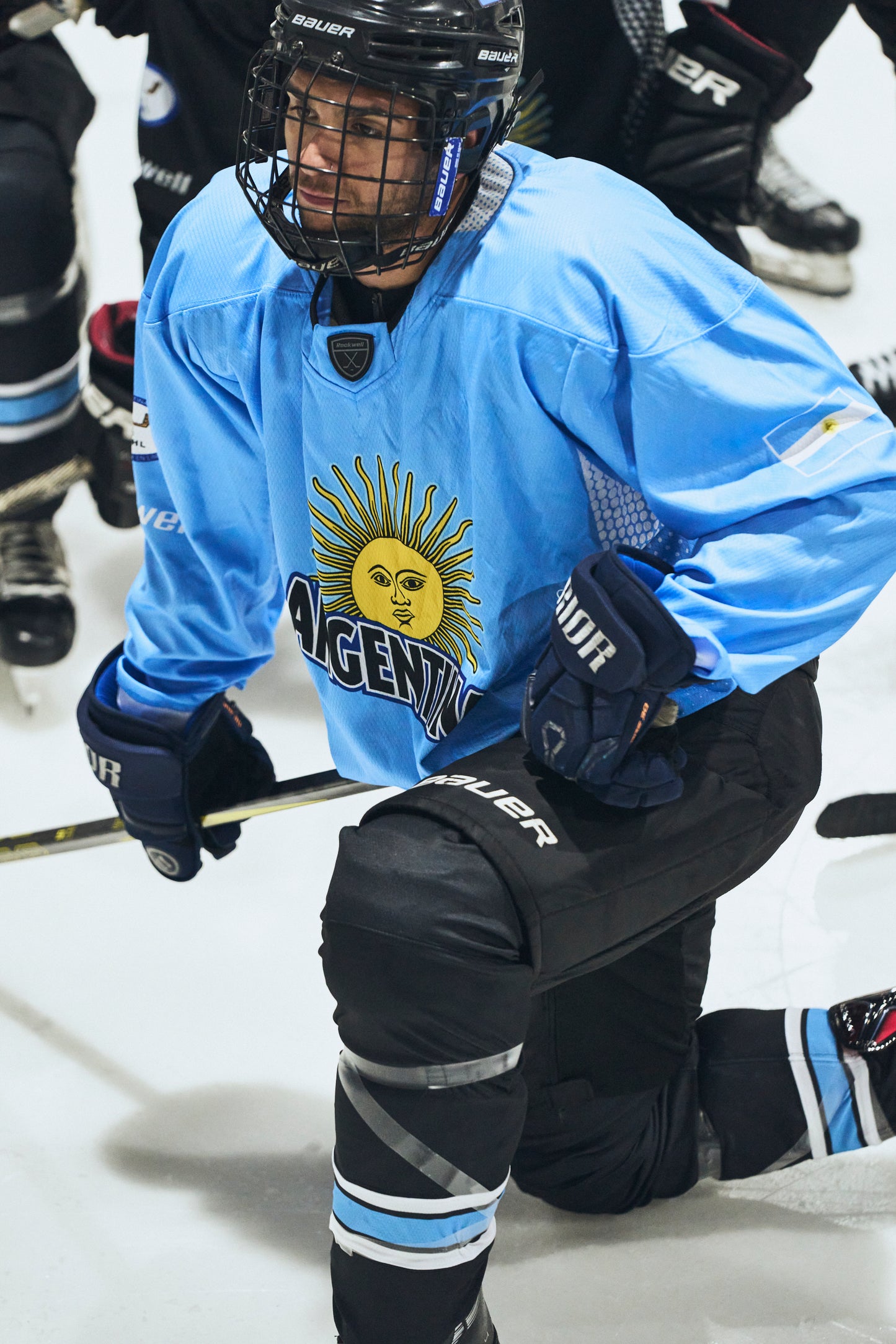 Official Argentina Practice Jersey Light Blue (Sublimated)