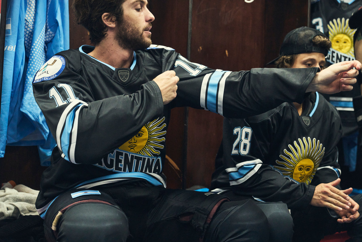 Official Argentina Match Jersey Black (Stitched)