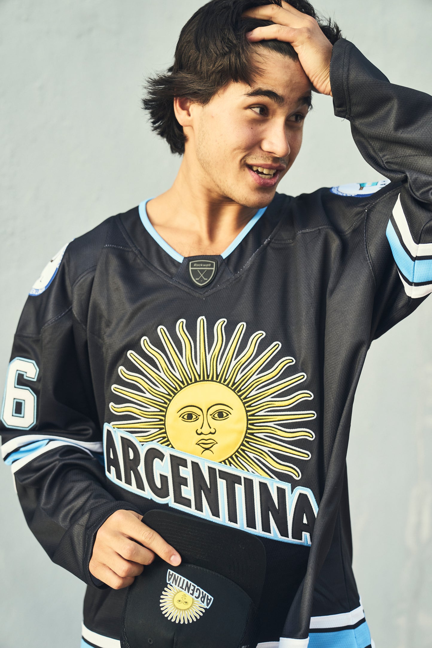 Official Argentina Match Jersey Black (Stitched)