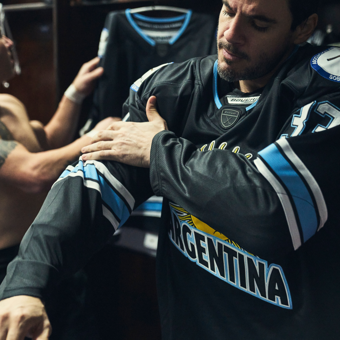 Official Argentina Match Jersey Black (Stitched)