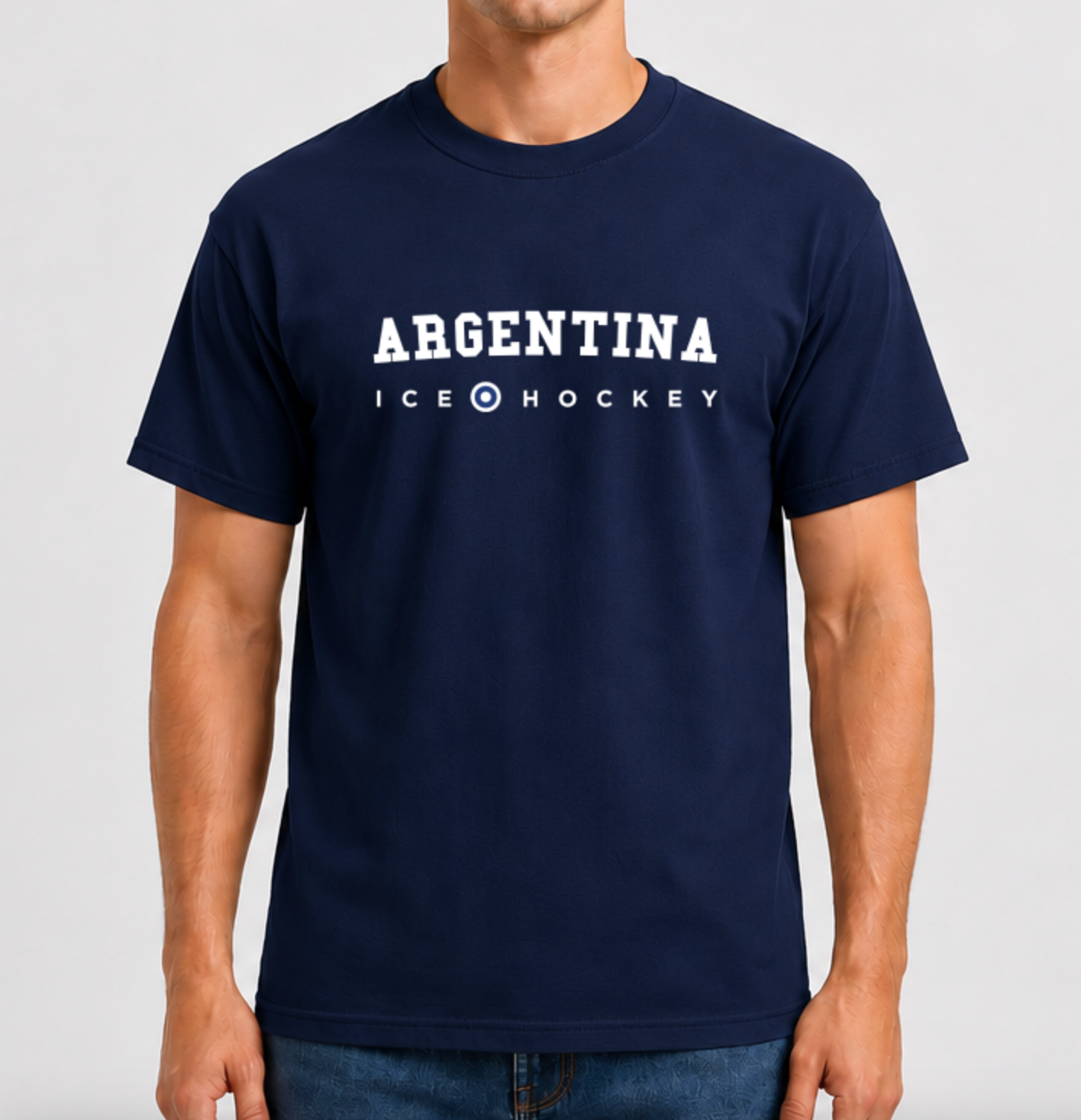 "Argentina Varsity" T-Shirt (Navy Blue)